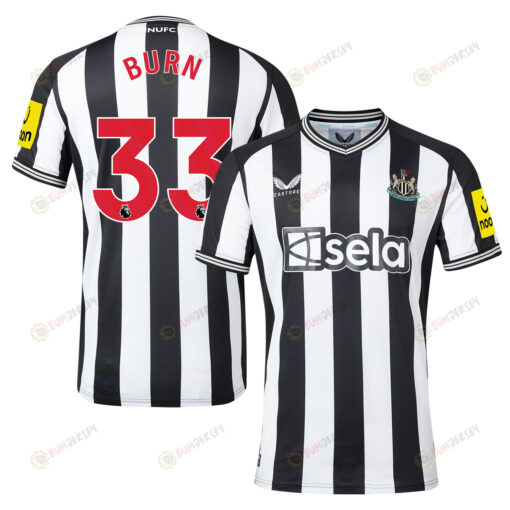 Dan Burn 33 Newcastle United 2023-24 Premier League Home Men Jersey - White