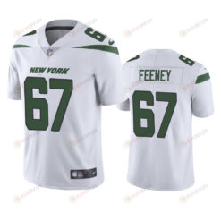 Dan Feeney 67 New York Jets White Vapor Limited Jersey