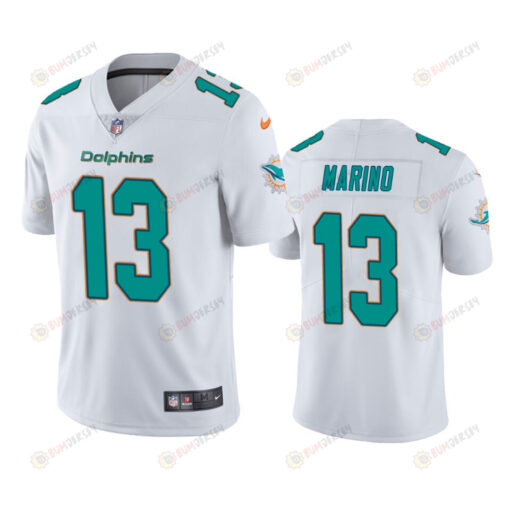 Dan Marino 13 Miami Dolphins White Vapor Limited Jersey