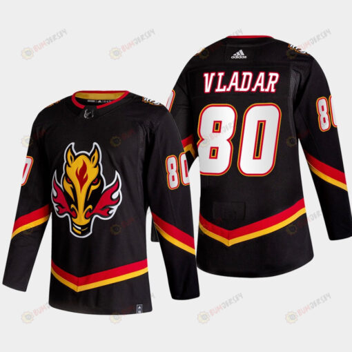 Dan Vladar 80 Calgary Flames Alternate Black Jersey 2022-23