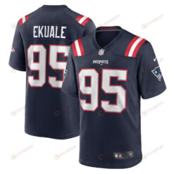 Daniel Ekuale New England Patriots Game Player Jersey - Navy