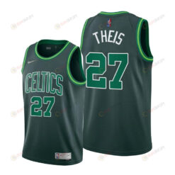 Daniel Theis 27 Boston Celtics 2022 Earned Edition Green Jersey Diamond Badge - Men Jersey