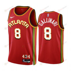 Danilo Gallinari 8 2022-23 Atlanta Hawks Red Icon Edition Jersey