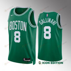 Danilo Gallinari 8 2022-23 Boston Celtics Green Icon Edition Jersey Swingman