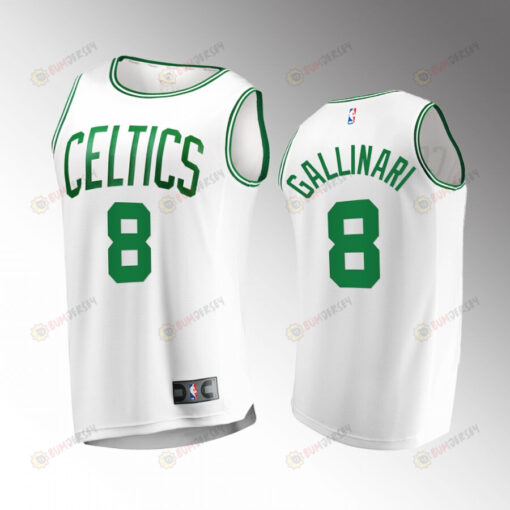 Danilo Gallinari 8 Celtics White Jersey Fast Break 2022-23 Association