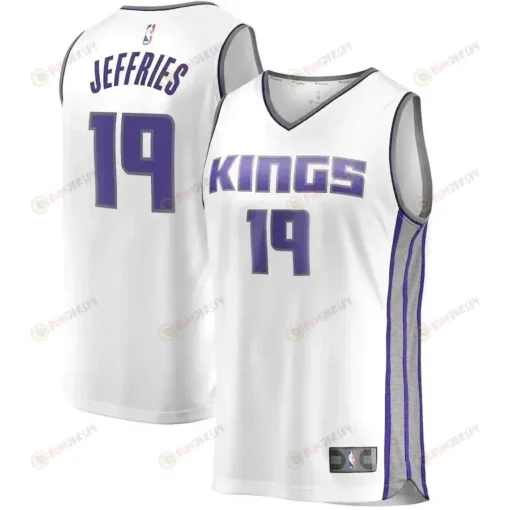 Daquan Jeffries Sacramento Kings Fast Break Player Jersey - Association Edition - White
