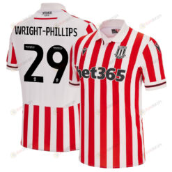 D??argio Wright-Phillips 29 Stoke City FC 2023/24 Home Men Jersey - White Red