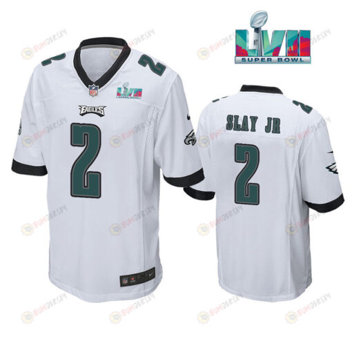 Darius Slay 2 Philadelphia Eagles Super Bowl LVII Game Player Men Jersey - White