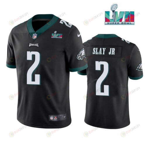 Darius Slay 2 Philadelphia Eagles Super Bowl LVII Vapor Limited Men Jersey - Black