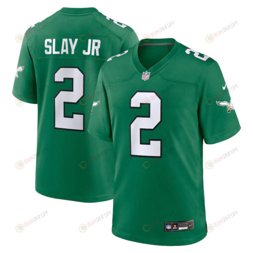 Darius Slay Jr. 2 Philadelphia Eagles Alternate Game Men Jersey - Kelly Green