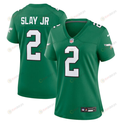 Darius Slay Jr. 2 Philadelphia Eagles Alternate Game Women Jersey - Kelly Green