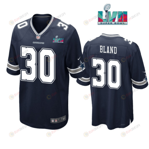 Daron Bland 30 Dallas Cowboys Super Bowl LVII Super Bowl LVII Navy Men's Jersey