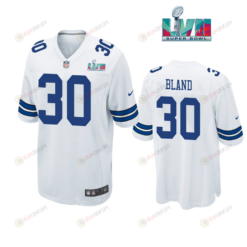 Daron Bland 30 Dallas Cowboys Super Bowl LVII Super Bowl LVII White Men's Jersey
