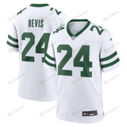 Darrelle Revis 24 New York Jets Legacy Retired Game Men Jersey - White