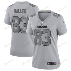 Darren Waller 83 Las Vegas Raiders Women's Atmosphere Fashion Game Jersey - Gray