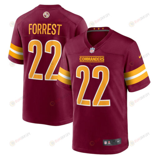 Darrick Forrest Washington Commanders Game Player Jersey - Burgundy