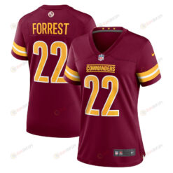 Darrick Forrest Washington Commanders Women's Game Player Jersey - Burgundy