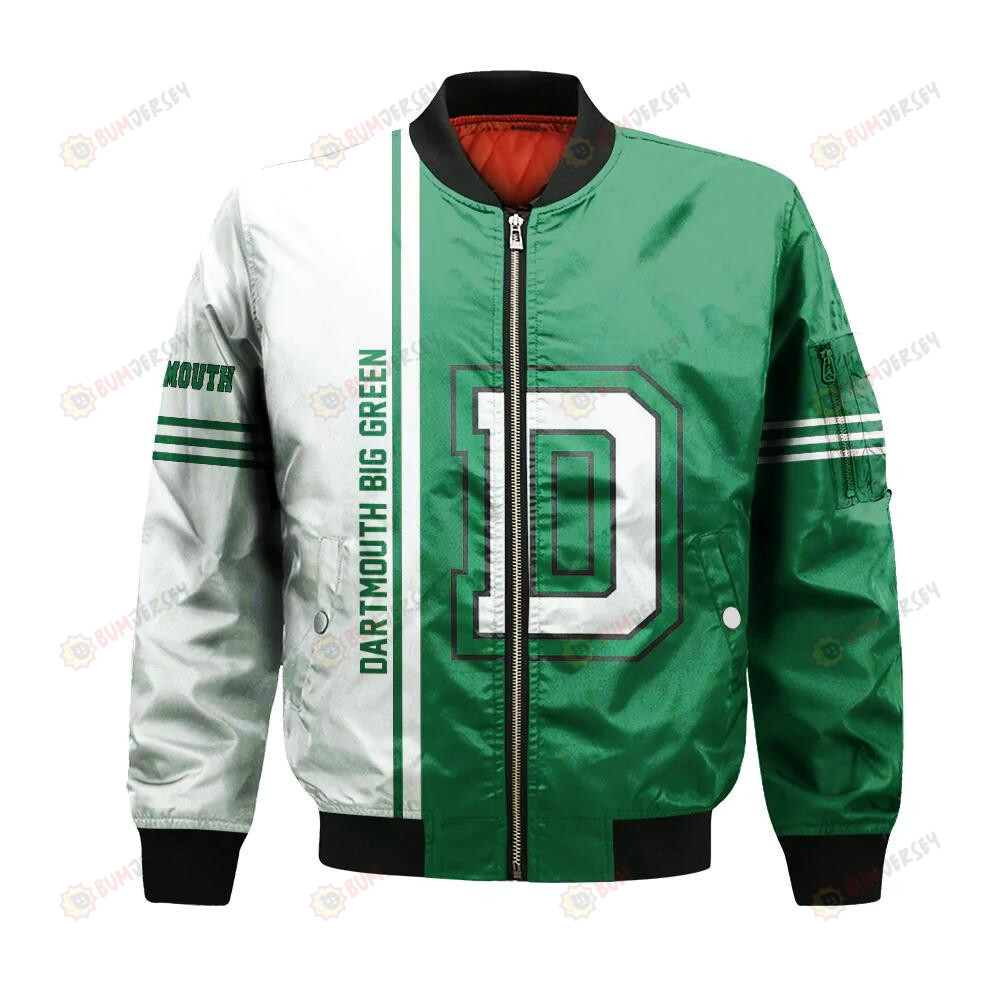 Dartmouth Big Green Bomber Jacket 3D Printed Half Style