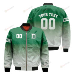 Dartmouth Big Green Fadded Bomber Jacket 3D Printed