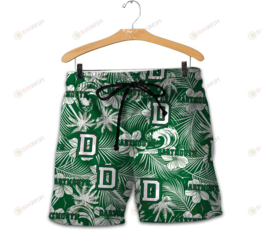 Dartmouth Big Green Men Shorts Tropical Seamless