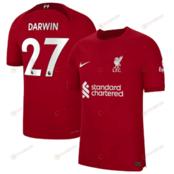 Darwin Nunez 27 Liverpool Men 2022/23 Home Jersey - Red