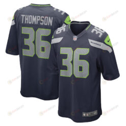 Darwin Thompson Seattle Seahawks Game Player Jersey - College Navy