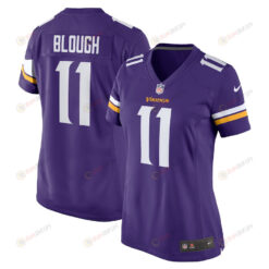 David Blough 11 Minnesota Vikings Women's Home Game Player Jersey - Purple