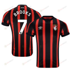 David Brooks 7 AFC Bournemouth 2023-24 Premier League Home Men Jersey - Red