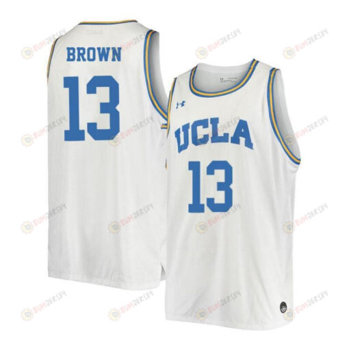 David Brown 13 UCLA Bruins Retro Elite Basketball Men Jersey - White