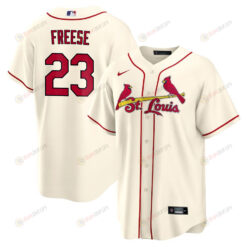 David Freese 23 St. Louis Cardinals Alternate Jersey - Men Cream