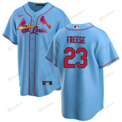 David Freese 23 St. Louis Cardinals Alternate Jersey - Men Light Blue