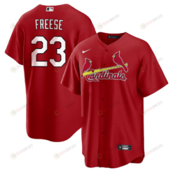 David Freese 23 St. Louis Cardinals Alternate Jersey - Men Red