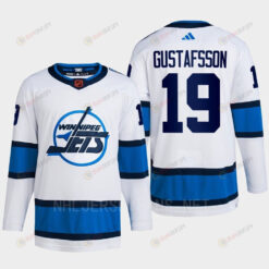 David Gustafsson 19 Reverse Retro 2.0 2022 Winnipeg Jets White Jersey Primegreen