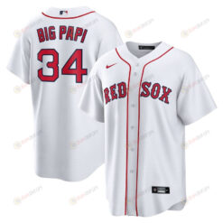 David Ortiz Boston Red Sox Big Papi 34 Men Jersey - White