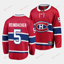 David Reinbacher #5 Montreal Canadiens 2023 NHL Draft Home Men Jersey - Red