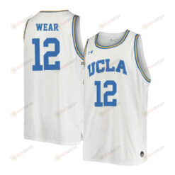 David Wear 12 UCLA Bruins Retro Elite Basketball Men Jersey - White