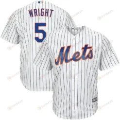 David Wright New York Mets Home Big And Tall Cool Base Player Jersey - White Royal