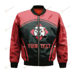 Davidson Wildcats Bomber Jacket 3D Printed Curve Style Sport