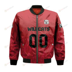 Davidson Wildcats Bomber Jacket 3D Printed Team Logo Custom Text And Number