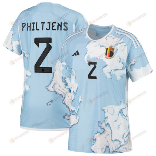 Davina Philtjens 2 Belgium 2023 National Team Away Jersey - Women