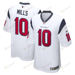 Davis Mills Houston Texans Game Player Jersey - White