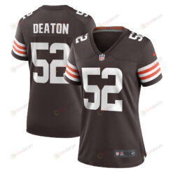 Dawson Deaton Cleveland Browns Women's Game Player Jersey - Brown