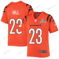 Dax Hill 23 Cincinnati Bengals Super Bowl LVII Champions Youth Alternate Game Jersey - Black