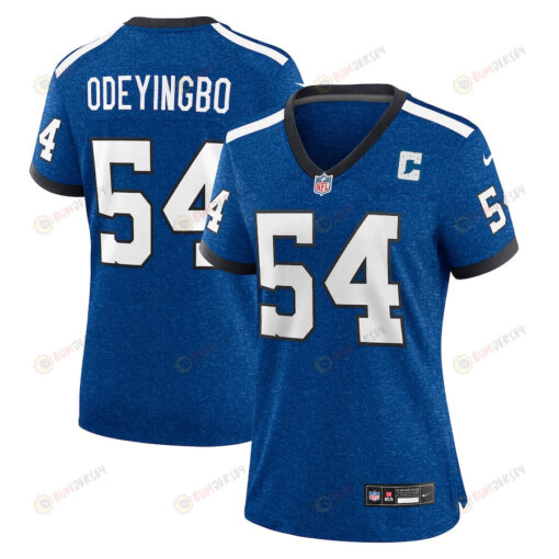Dayo Odeyingbo 54 Indianapolis Colts Indiana Nights Alternate Game Women Jersey - Royal