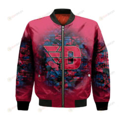 Dayton Flyers Bomber Jacket 3D Printed Camouflage Vintage