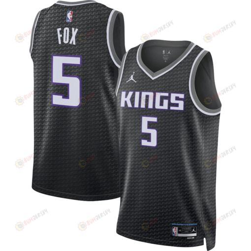 De'Aaron Fox 5 Sacramento Kings Men 2022/23 Statement Edition Swingman Jersey