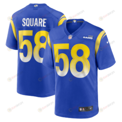 DeAndre Square 58 Los Angeles Rams Game Men Jersey - Royal