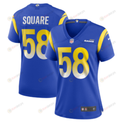 DeAndre Square 58 Los Angeles Rams Women's Game Jersey - Royal