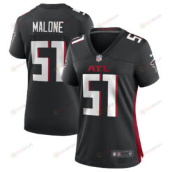 DeAngelo Malone Atlanta Falcons Women's Game Player Jersey - Black