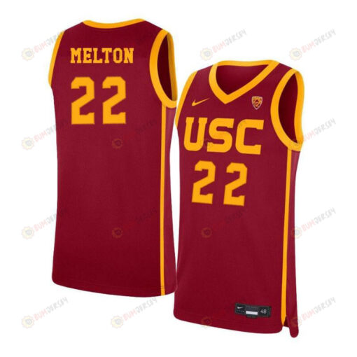 DeAnthony Melton 22 USC Trojans Elite Basketball Men Jersey - Red